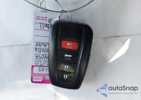 2020 Toyota Corolla Se 6Mt z USA, uszkodzony, nr VIN 5YFM4RCE8LP047904